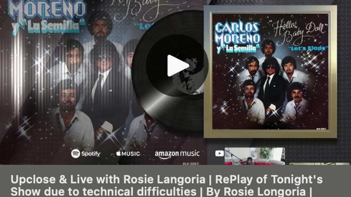 Upclose & Live with Rosie Longoria